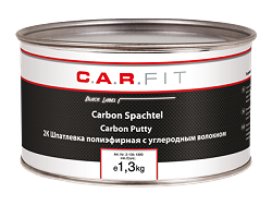 CАR FIT  2-135-1300 Наполнительная полиэфирная шпатлевка СARBON с наполнителем из угле волокна 1.3кг
