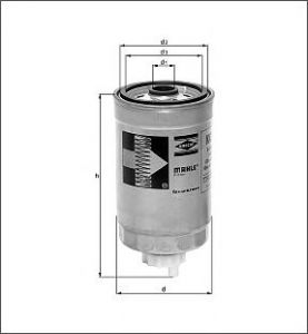 неоригинальный топливный фильтр Knecht KC 18