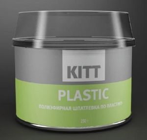 KITT Полиэфирная  шпатлёвка по пластику PLASTIC