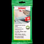 SONAX 415000 Салфетки для очистки стёкол 1уп.х10шт
