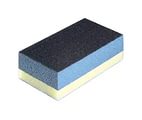 Блоки для ручного шлифования без пылеотвода 70*125 мм(двусторонний)(синий)